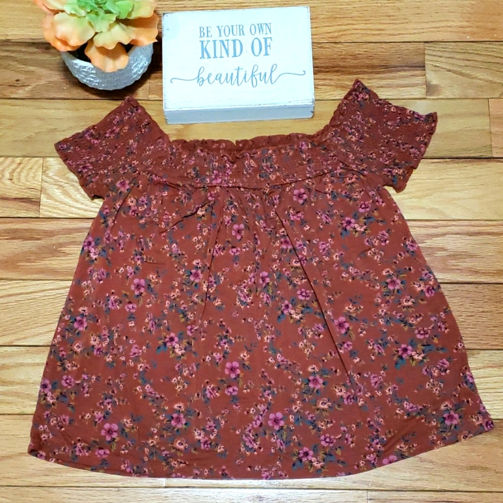 American Eagle Printed Cropped Top